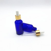 Aluminum ring personal care tool 18 410 glass dropper cap for bottle