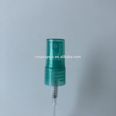 Promotional Wholesale Plastic Green Fine mist sprayer for cosmetic