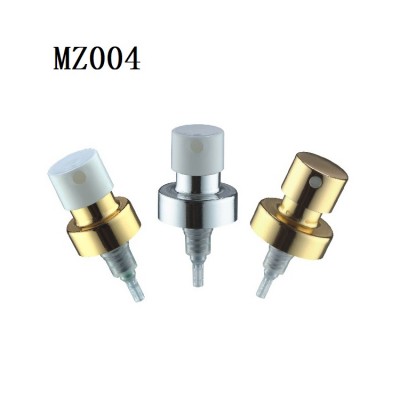 Promotional High Quality 0.07-0.09ml/T Gold/Silver Perfume Mini Aluminum Metal Pump Dispenser Crimp Sprayer