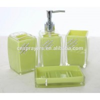 MZ-Eco-Friendly Feature and Plastic Material bathroom accessory set