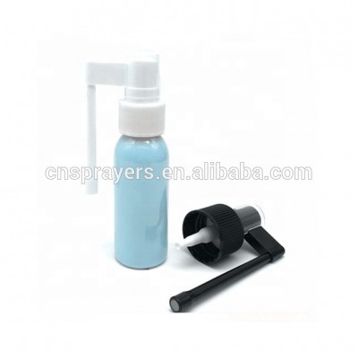 Top quality non spill nozzle throat sprayer nasal/oral sprayer/throat pump for medical